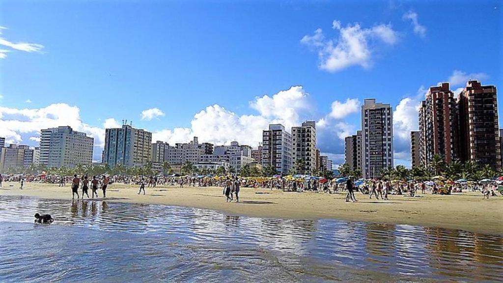 Hospedagem Primeira Quadra Da Praia Praia Grande  Exterior foto